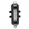 BIKE TAIL LIGHT BICYCLE SAFETY CYCLING WARNING REAR LAMP With 5 Mode and USB RECHARGEABLE Back Light. 