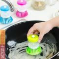 Kitchen Dispense Soap Water Dish Cleaning Brush Creative Washing for Regular Cleaning.