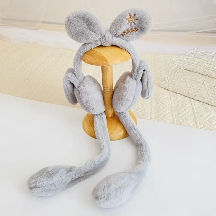Gift%20Cute%20Rabbit%20Moving%20Earmuffs%20Earmuff%20Earflap%20Winter%20Warm%20Plush%20Moving%20Hat%20Headwear%20Earwarmer%20-%20Image%205