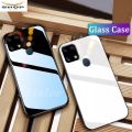 Realme C21 - (100% Premium Quality) DESIGNED IN HONG KONG Scratchproof Tempered Glass Case Back Cover Casing ...