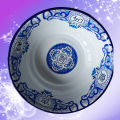 Thickened Old-Fashioned Enamel Basin Iron Washbasin Washing Basin Traditional Foreign Porcelain Pot Dough Basin Wedding Wedding Basin Wash Ass. 