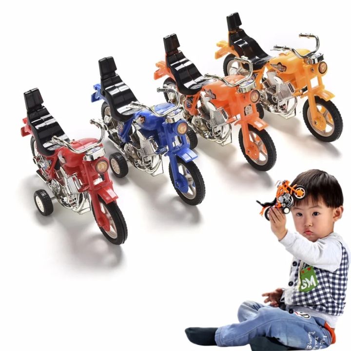 【Happy baby toy store】Pcs Motorcycle Vehicle Toys Gifts Kids Motor Bike Model Children's Educational