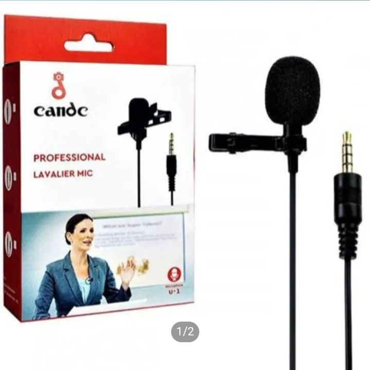 Canyu1 Microphone Professional Lavalia Mike - Achieve Professional Audio Quality with this Microphone