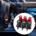 Audio Amplifier Terminal Block Bend Pin 4/6Position 4mm Banana Socket 4 6Position External Wiring Socket External Audio Jack Speaker Terminal Block Connector Banana Plug Speaker Amplifier Screw Post.