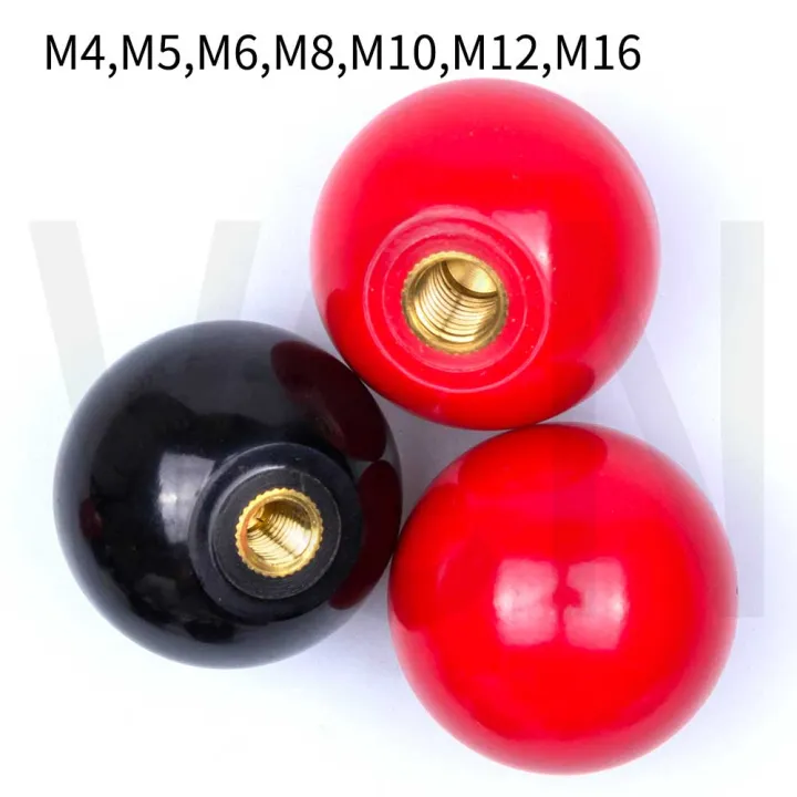 M4-M16%20Black%20Red%20Round%20Ball%20Resin%20Ball%20Knobs%20Bakelite%20Lever%20Knob%20Grip%20Handles%20Of%20Furniture%20Or%20Machine%20Tool%20Replacement%20-%20Image%202