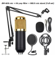 BM800 Condenser Microphone Full Studio Package BM 800 Microphone Studio Mic.