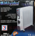 Miyako Oil Room Heater With Cord Storage With Turbo Fan With Timer ( ORH-13F ) 13 Fins. 