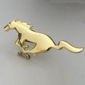 【DATA FROG Global MALL】Car Styling metal Mustang horse Front Hood Grille Emblem Running Horse Decal for Ford mustang accessories Shelby GT. 