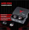 M90 Pro TWS Earphones HD Voice Noise Cancelling Earbuds by Alpha. 