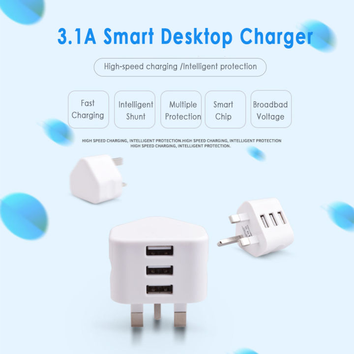 UK%20Wall%20plug%20power%203-pin%20plug%20adapter%20charger%20with%203%20USB%20ports%20for%20mobile%20tablets%20Safe%20Portable%20-%20Image%209