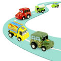 6Pcs Cartoon Pull Back Diecast Car Truck Model Kids Toddlers Toy Party Favors. 