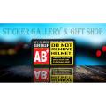 Bike Sticker | AB+ Blood Group |( Waterproof & Premium quality)/ Sticker Gallery & Gift Shop.
