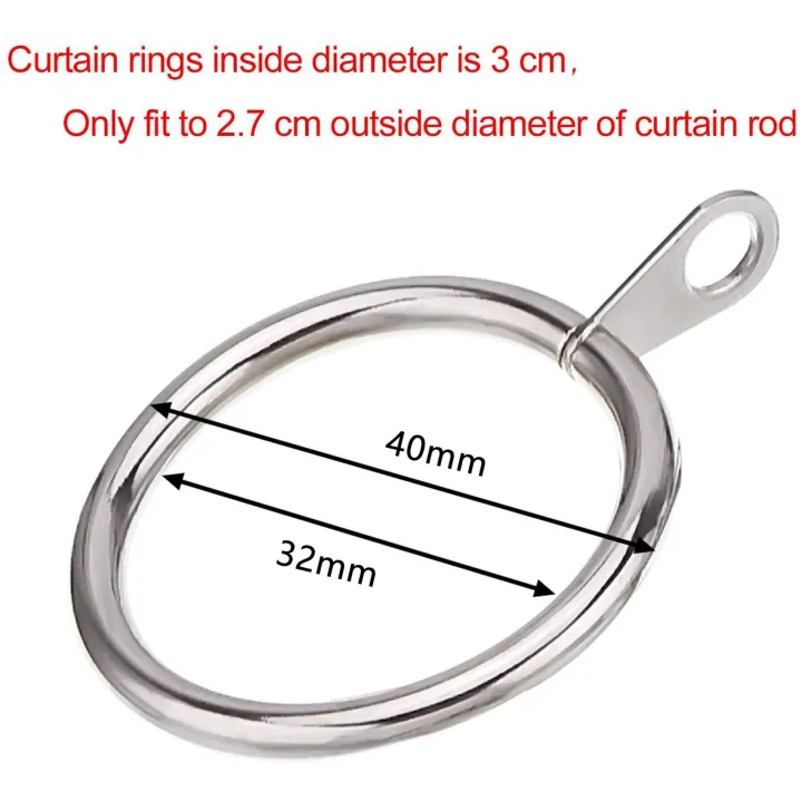 80%20Pcs%20Metal%20Curtain%20Ring%20for%20Curtains%20and%20Poles,Dangling%20Sliding%20Eyelet%20Ring%2032%20mm%20Inner%20Diameter%20(Silver)%20-%20Image%203
