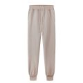 Sports Pants Men'S Fleece Autumn And Winter Trousers Jogging Fashion Ladies Casual Pants Black And White Solid Color. 
