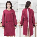 Overclothes Women's Fashion Women's Apron Cotton Kitchen Supplies Cooking Work Clothes Factory Stain-Resistant and Oil-Proof. 
