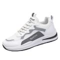 Men's Shoes Summer Breathable Trendy Wild Running Men's Casual Sports Mesh Shoes Men's White Daddy Shoes.