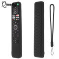Qiunery Silicone Protective Sleeve Shockproof Case Cover Compatible For Sony Rmf Tx520p Tx520e Tx520b Tx520t 4k8k Tv Remote Control. 
