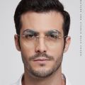 Lightweight Titanium Alloy Rimless Round Glasses for Men and Women Circle Optical Prescription Eyeglasses Frame oculos de grau. 