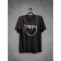 Happy Cotton Printed T-Shirt - T Shirt For Man - T Sirt. 