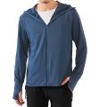 Men Summer UPF 50+ UV Sun Protection Thin Jacket Lightweight Quick Dry Zipper Hoodie Jacket Anti uv Clothing for Hiking Cycling.