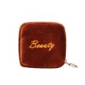 Women Velvet Cosmetic Bag Organizer Girls Ladies Cute Mini Small Travel Lipstick Makeup Bags Sanitary Napkin Pad Storage Bags. 