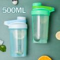500/600ML Portable Protein Powder Blender Shaker Bottle Leak Proof Water Bottle for Workout Ffitness Gym Sport Shake Cup. 