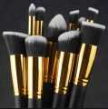 Kabuki Makeup Brush set ( 10 pcs ).