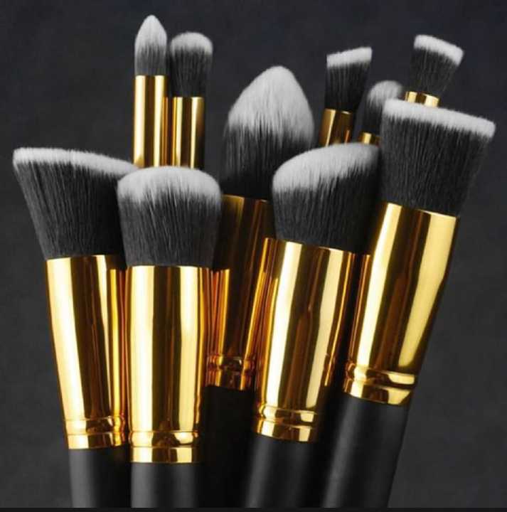 Kabuki Makeup Brush set ( 10 pcs )
