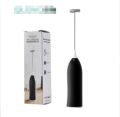 【Limited Quantity】 Milk Frother, USB Rechargeable Electric Milk Frother Stick Manual Handy Milk Frother for Coffee, Latte,Black+White Easy Install. 