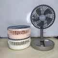 Telescopic Foldable Electric Pedestal Stand Fan Retractable. 