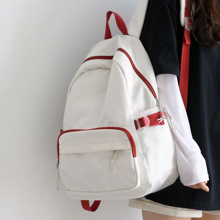 Kawaii School Backpack for Women, Water Resistant College Bookbag with 14 Inch Laptop Sleeve Aesthetic Daypack for Travel Work
