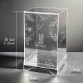 Cake Display Box Acrylic Cake Stand with Cover for Birthday 20x20x28.5CM.