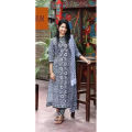 Block Print Cotton Three Piece - Effortless Elegance for All Seasons - Suitable for All Occasions. 
