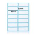 12Pcs/Package Sticker White Label Write Blank Sticker Label for Refillable Bottles Spray Bottle Travel Bottle. 