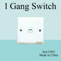 Gang Switch, Multi Socket, Fan Dimmer (Regulator) Full Series All in 1.