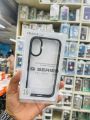 For iPhone 16 / iPhone 16 Plus /iPhone 16 Pro / iPhone 16 Pro Max- Luxury Premium Quality Antibacterial Q Series Clear Glass Case Cover - Phone - Phone Back Cover. 