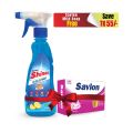 Shinex Glass Cleaner Spray 350 ml Buy 1 Get Savlon Mild Soap 75 gm Free. 