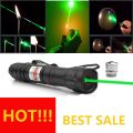 Super Powerful Burning Laser 10 mile military green laser pointer light 532nm visible beam burning focus Green Laser Pointer Pen.