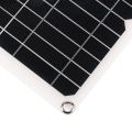 20W Solar Power Panels Outdoor Monocrystalline 18V Semi-Flexible Solar Panels to Generate Photovoltaic Modules. 
