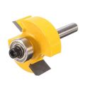 1/4 Inch Shank Rabbeting Router Bit with 6 Bearings Set for Multiple Depths 1/8 inch, 1/4 inch, 5/16 inch, 3/8 inch, 7/16 inch, 1/2 inch.