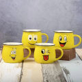 2 Pch Emoji Mug Cups Set - Coffee Mug. 