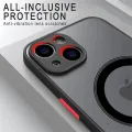 Luxury Matte Armor Magnetic For Magsafe Wireless Charge Case For iPhone 15 14 13 11 12 Pro Max Mini Plus XS Max XR X Cover funda Alien Alien. 