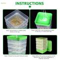 Seed Sprouting Kits Seedling Starter Tray with Lid Versatile Germinate Seeds Indoors Grower for. 