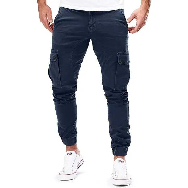 Casual%20Men's%20Pants%20Fashion%20Sweatpants%20Outdoor%20Tight%20Trousers%20Running%20Training%20Slacks%20Multi-pocket%20Jogging%20Cargo%20Pants%20Multicolor%20-%20Image%205