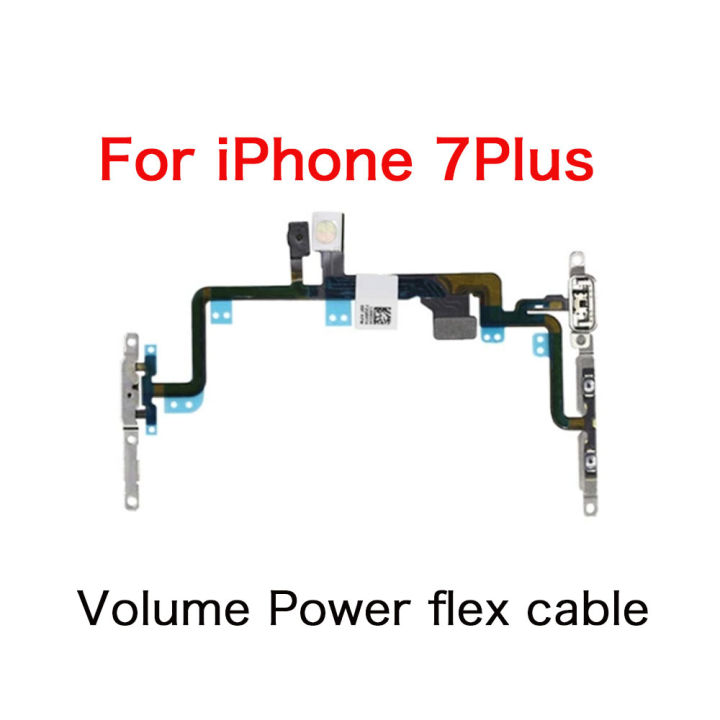 Volume%20Button%20Flex%20Cable%20For%20iPhone%207%207P%208%20Plus%20X%20XR%20XS%20Max%20Mute%20Switch%20Repair%20Replacement%20-%20Image%205