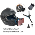 Motorcycle Helmet Chin Mobile Phone Holder Moto Dji Gopro Mountain Action Camera Stand - Versatile Camera Mount for Bike Riders.