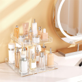2-Tier Perfume Organizer for Dresser and Countertop Sturdy Acrylic Bathroom Organizer Countertop Cosmetic Storage 2-Tier Perfume Tray. 