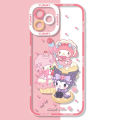 Lovely Sanrio Curomi Case for Samsung Galaxy A13 A23 A33 A53 5G A73 A12 A22 A32 A52S A04. A05 A15 A50 A70 A31 A51 A71 Cover. 