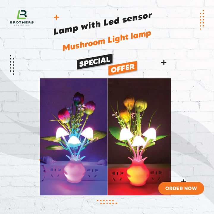 LED Mushroom Lamp Premium - Multi color - Bed Room Light - Romantic Light - Floor Lamp - Table Lamp - Table Lamp - Trailer Light - Peace Lamp - Dream Light