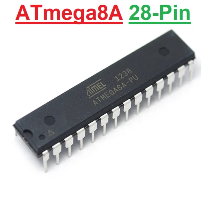 ATMEGA8A-PU%20ATMEGA8A%20ATMEGA8%2016MHz%208KB%208-Bit%20DIP%2028%20Pin%20Atmel%20Atmega%20AVR%20Microcontroller%20IC%20Electronics%20Circuitry%20&%20Parts%20-%20Image%202